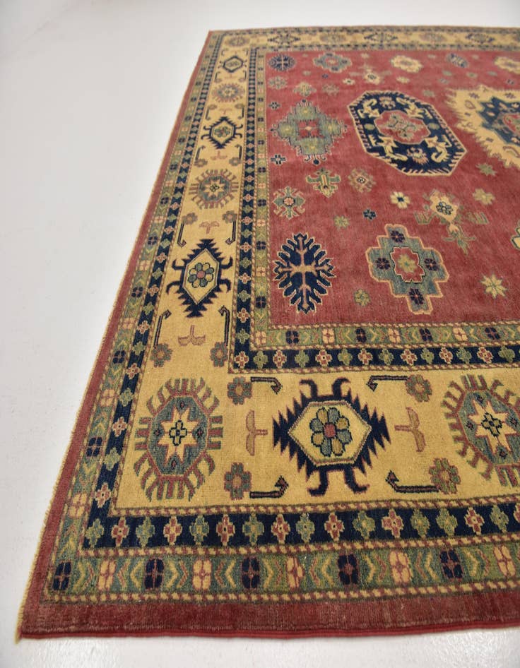 Detail image of 9' x 11' 3 Hand Knotted Kazak Rug