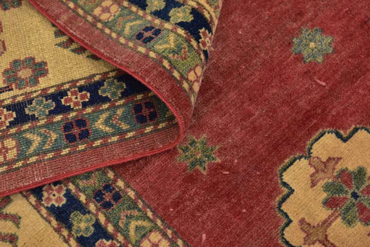 9' x 11' 3 Hand Knotted Kazak Rug