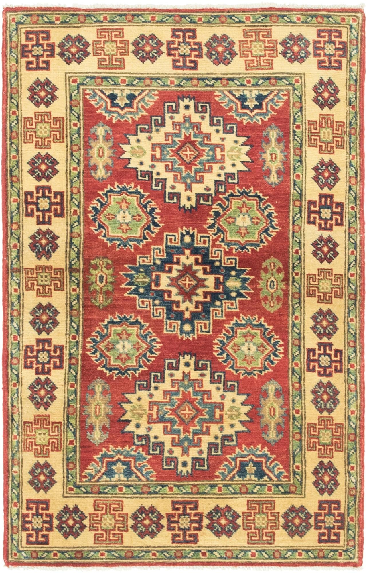2' 7 x 4' 2 Hand Knotted Kazak Rug