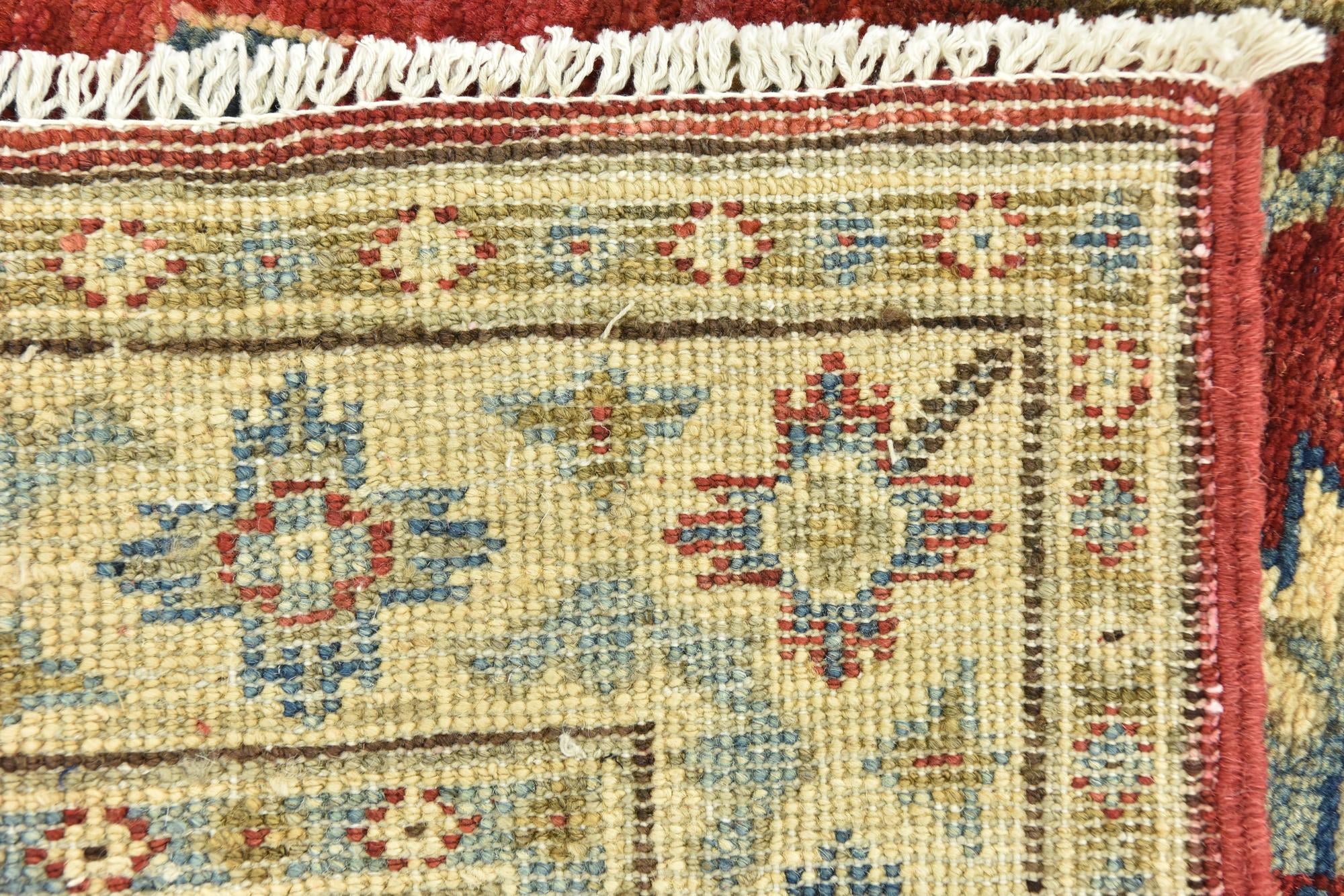 2' 8 x 4' Hand Knotted Kazak Rug
