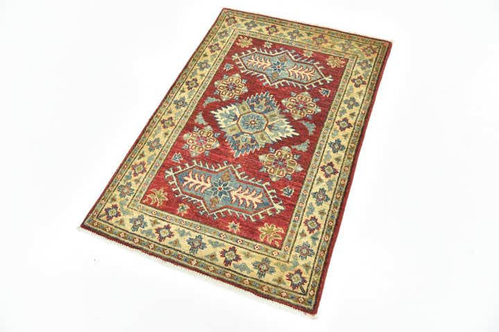2' 8 x 4' Hand Knotted Kazak Rug