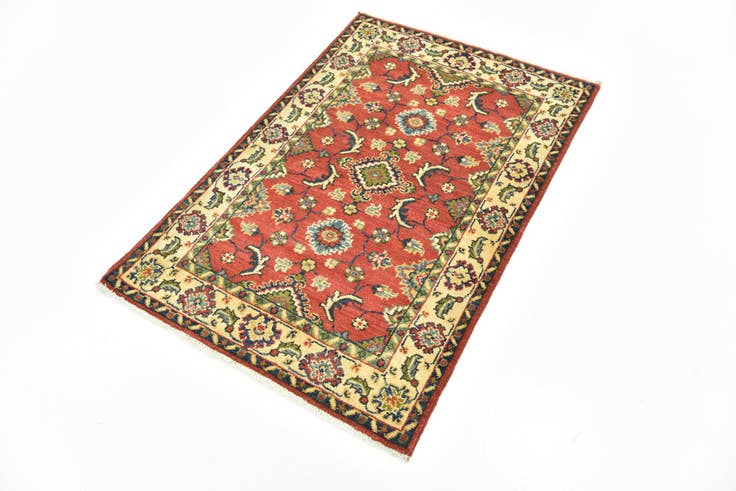 Detail image of 2' 9 x 4' 2 Hand Knotted Kazak Rug