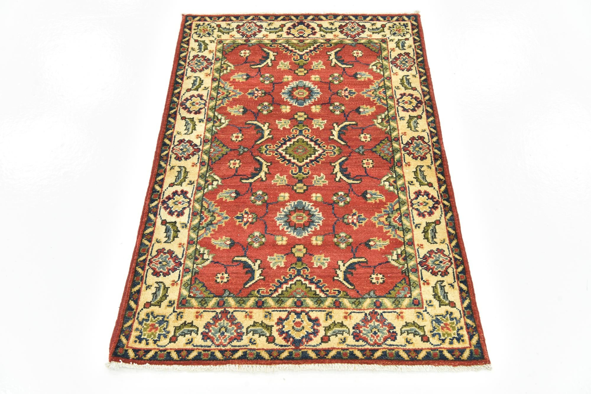 2' 9 x 4' 2 Hand Knotted Kazak Rug