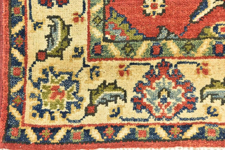 Detail image of 2' 9 x 4' 2 Hand Knotted Kazak Rug
