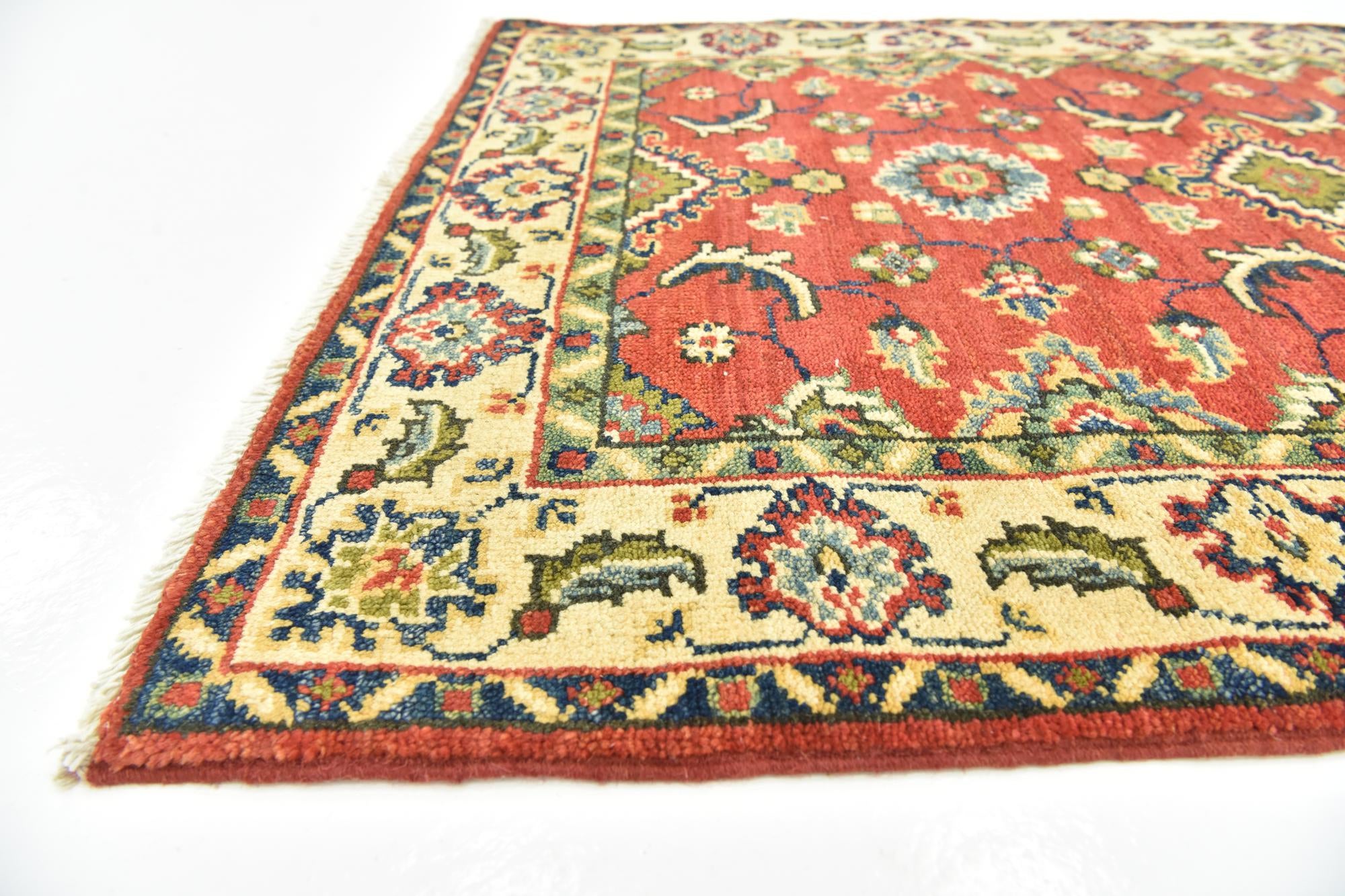 2' 9 x 4' 2 Hand Knotted Kazak Rug