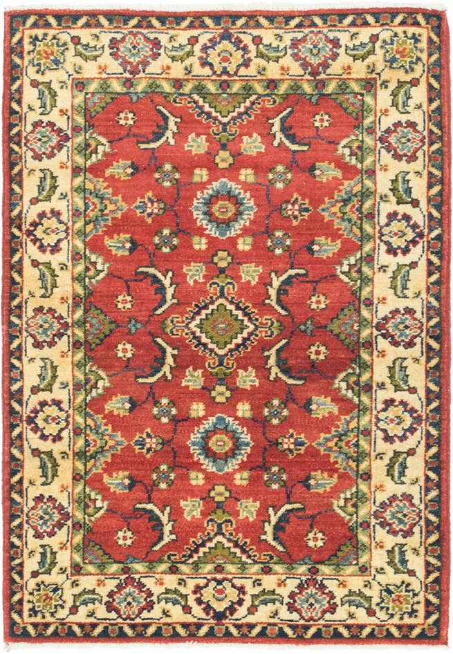 Detail image of 2' 9 x 4' 2 Hand Knotted Kazak Rug