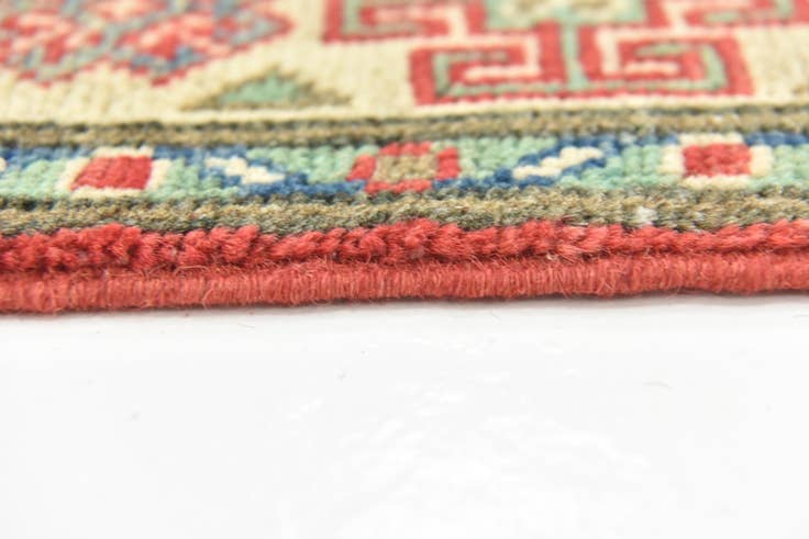 Detail image of 2' 8 x 4' 2 Hand Knotted Kazak Rug