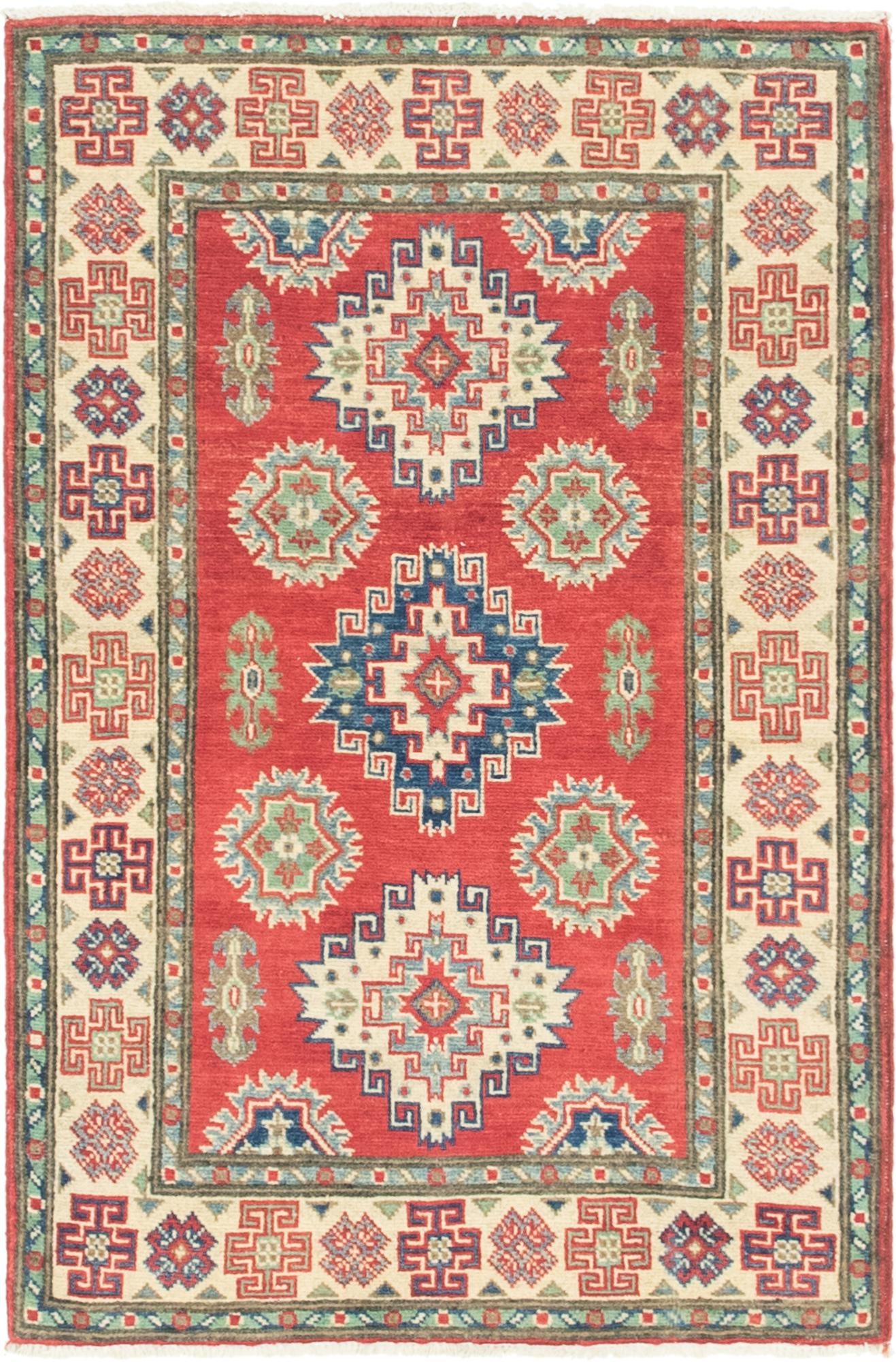 2' 8 x 4' 2 Hand Knotted Kazak Rug