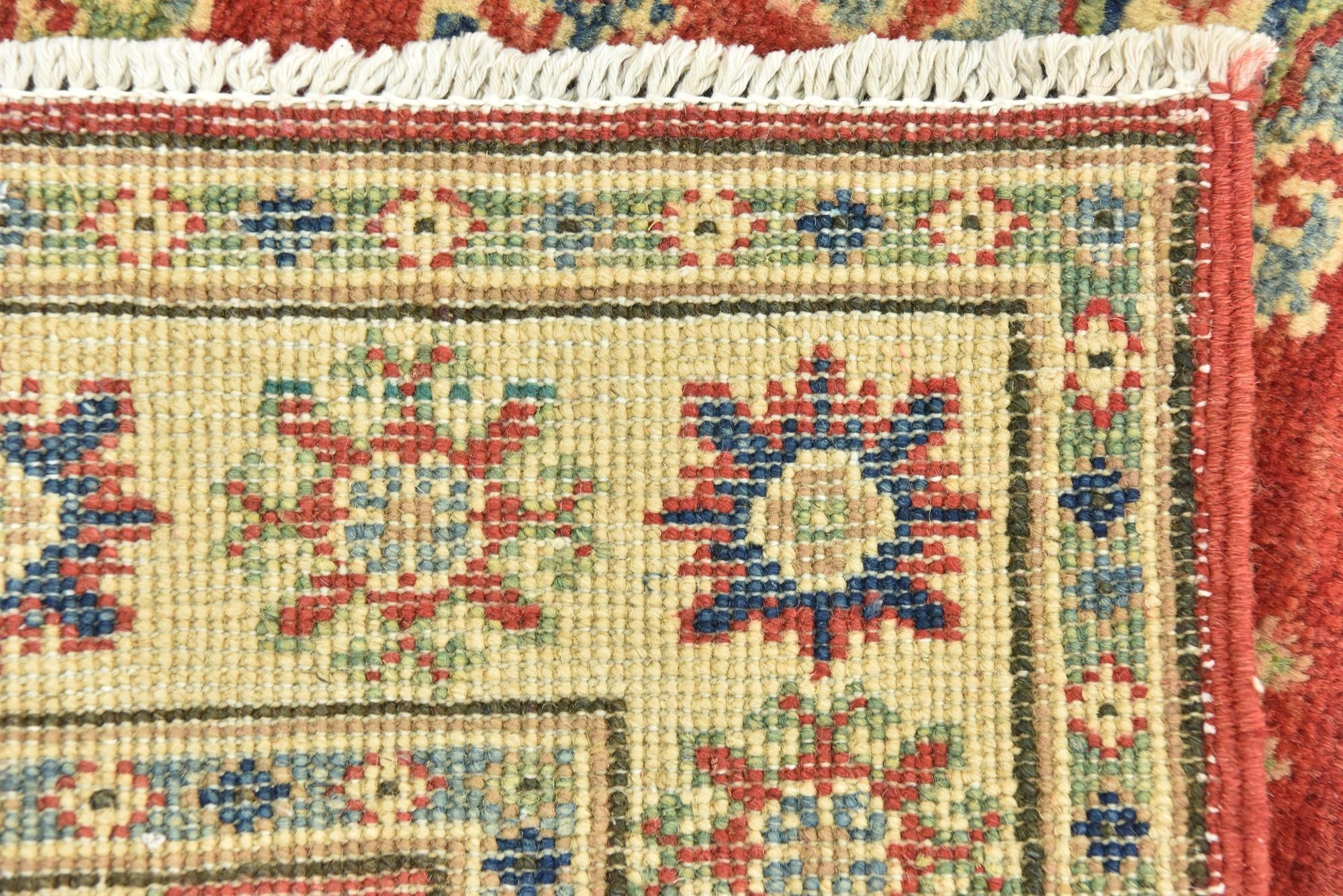 2' 9 x 4' 3 Hand Knotted Kazak Rug