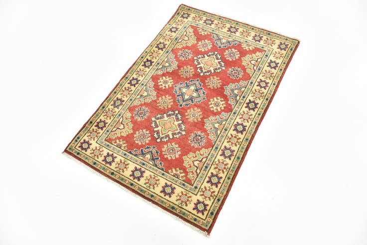 Detail image of 2' 9 x 4' 3 Hand Knotted Kazak Rug