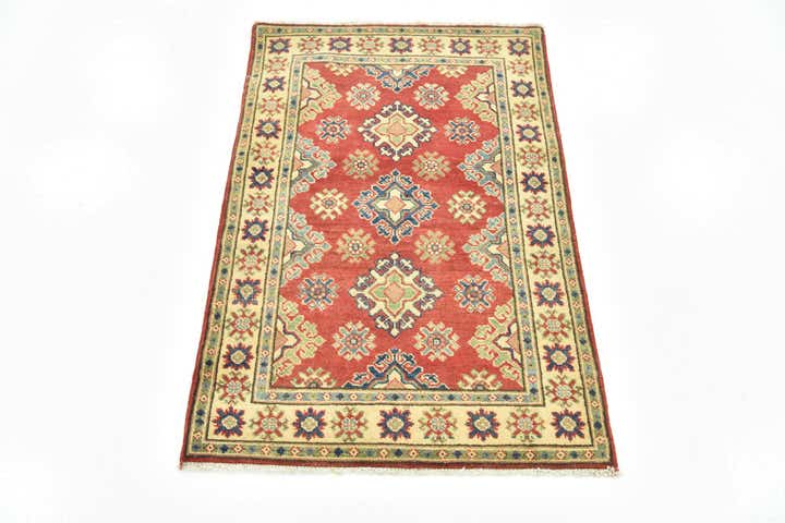 2' 9 x 4' 3 Hand Knotted Kazak Rug