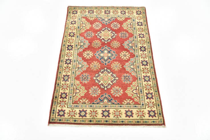 Detail image of 2' 9 x 4' 3 Hand Knotted Kazak Rug