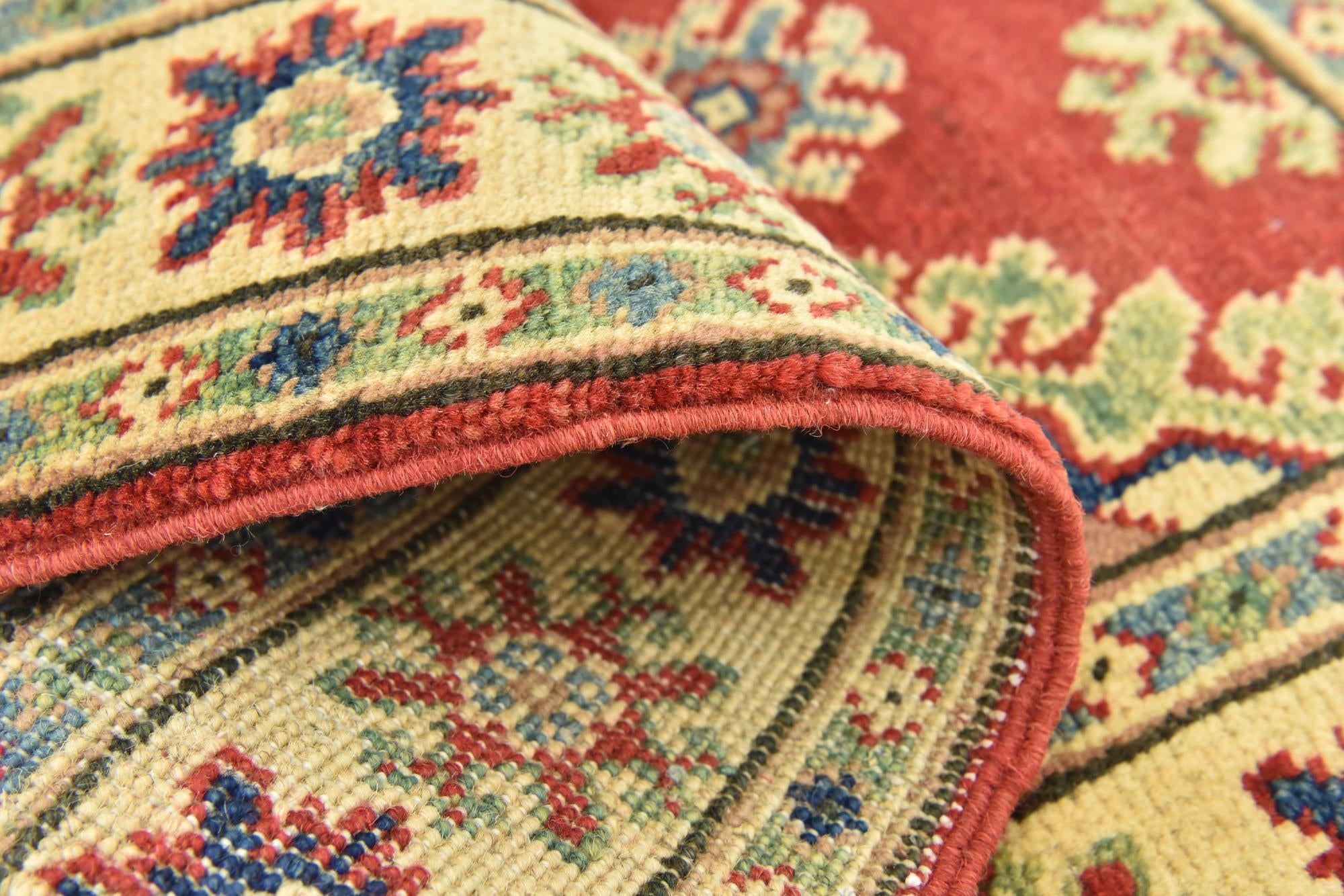 2' 9 x 4' 3 Hand Knotted Kazak Rug