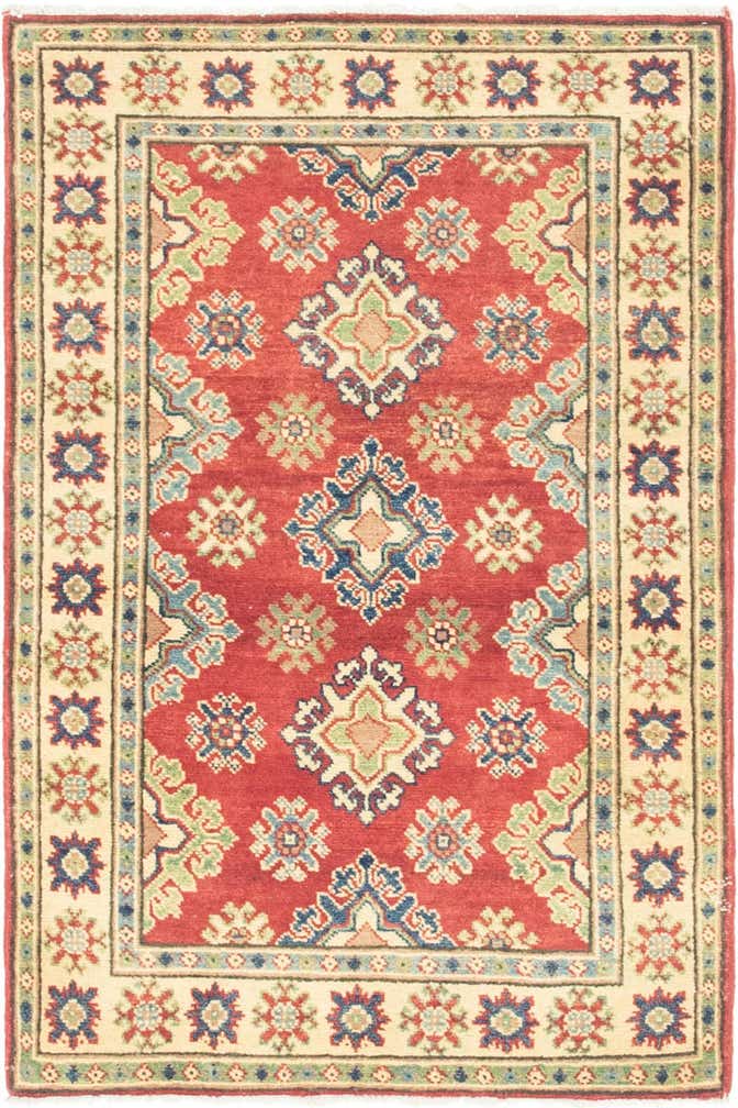 2' 9 x 4' 3 Hand Knotted Kazak Rug