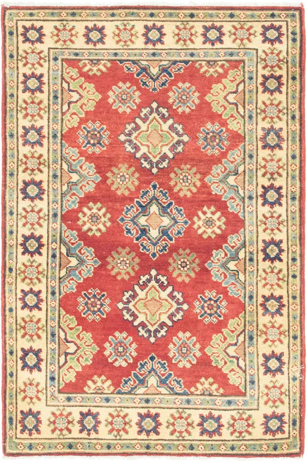Detail image of 2' 9 x 4' 3 Hand Knotted Kazak Rug