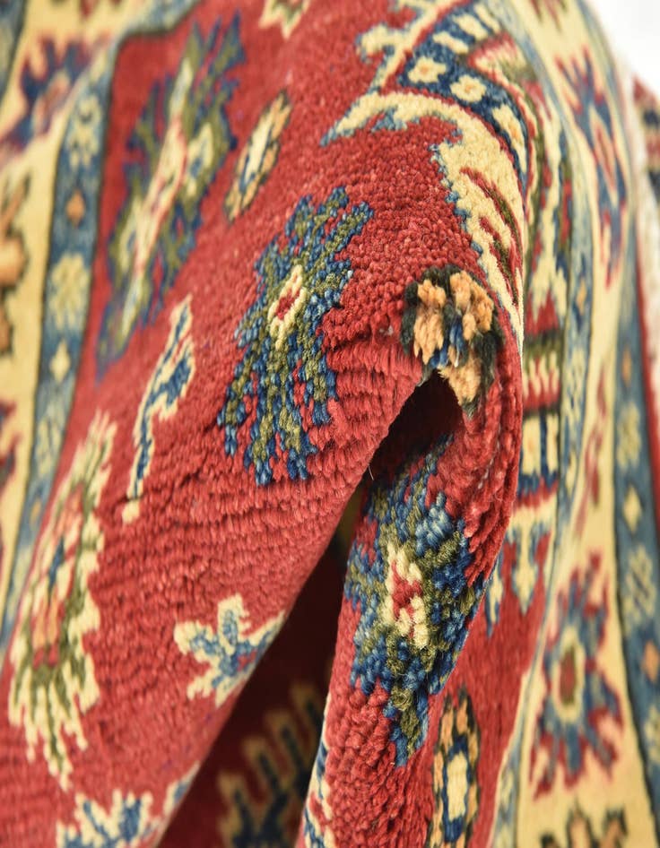 Detail image of 2' 7 x 4'  Hand Knotted Kazak Rug