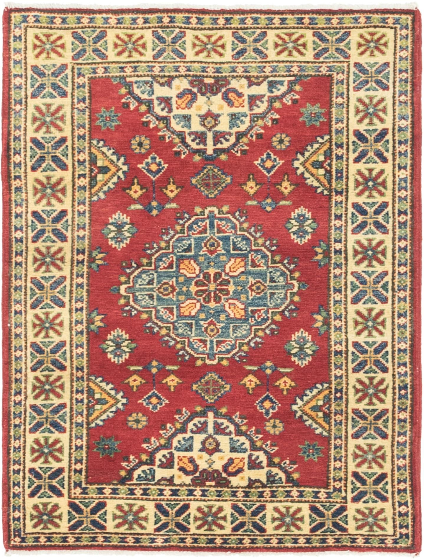2' 8 x 3' 8 Hand Knotted Kazak Rug