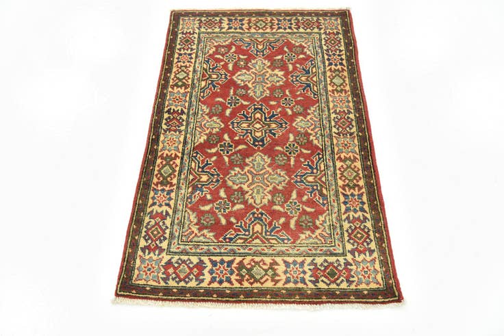 Detail image of 2' 7 x 4' 1 Hand Knotted Kazak Rug