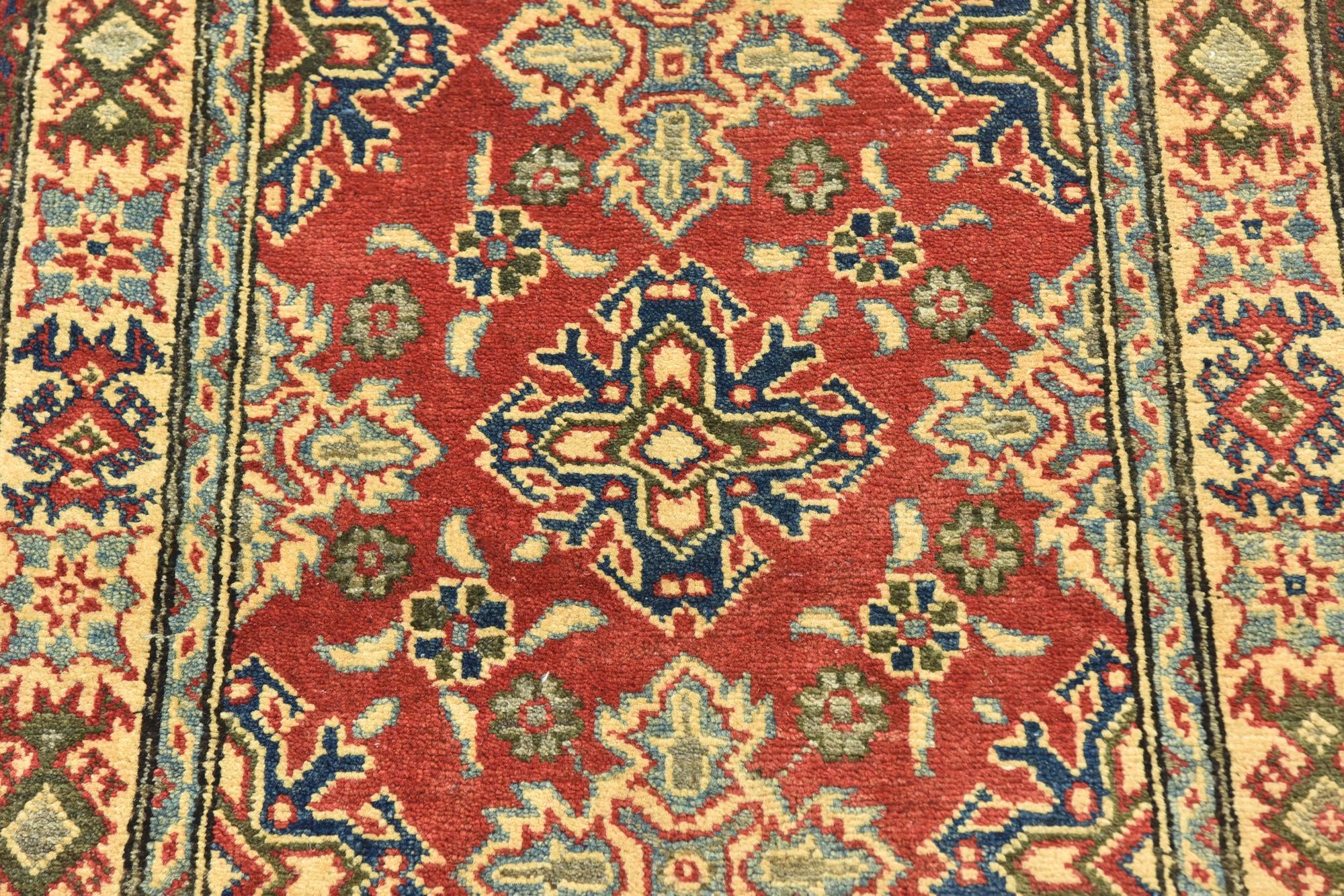 80cm x 125cm anudado a mano Kazak Alfombra