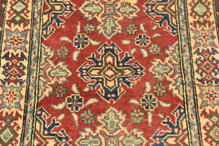 Detail image of 2' 7 x 4' 1 Hand Knotted Kazak Rug
