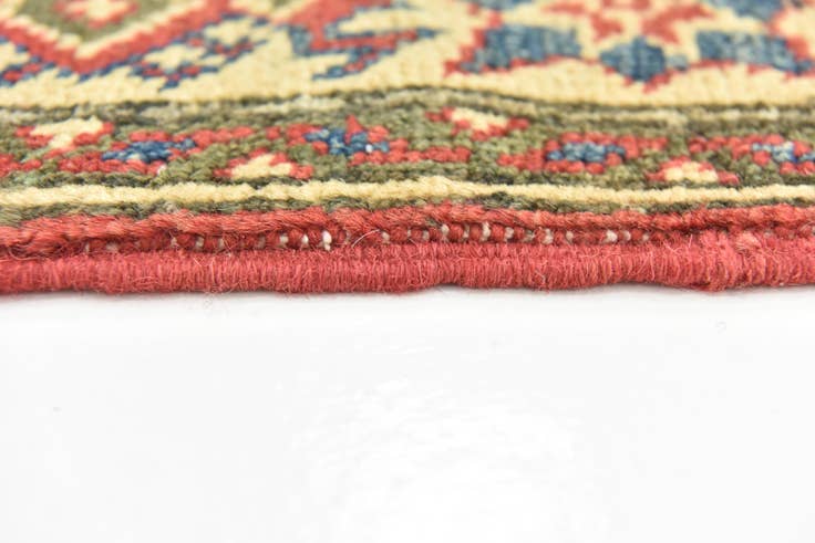 Detail image of 2' 7 x 4' 1 Hand Knotted Kazak Rug