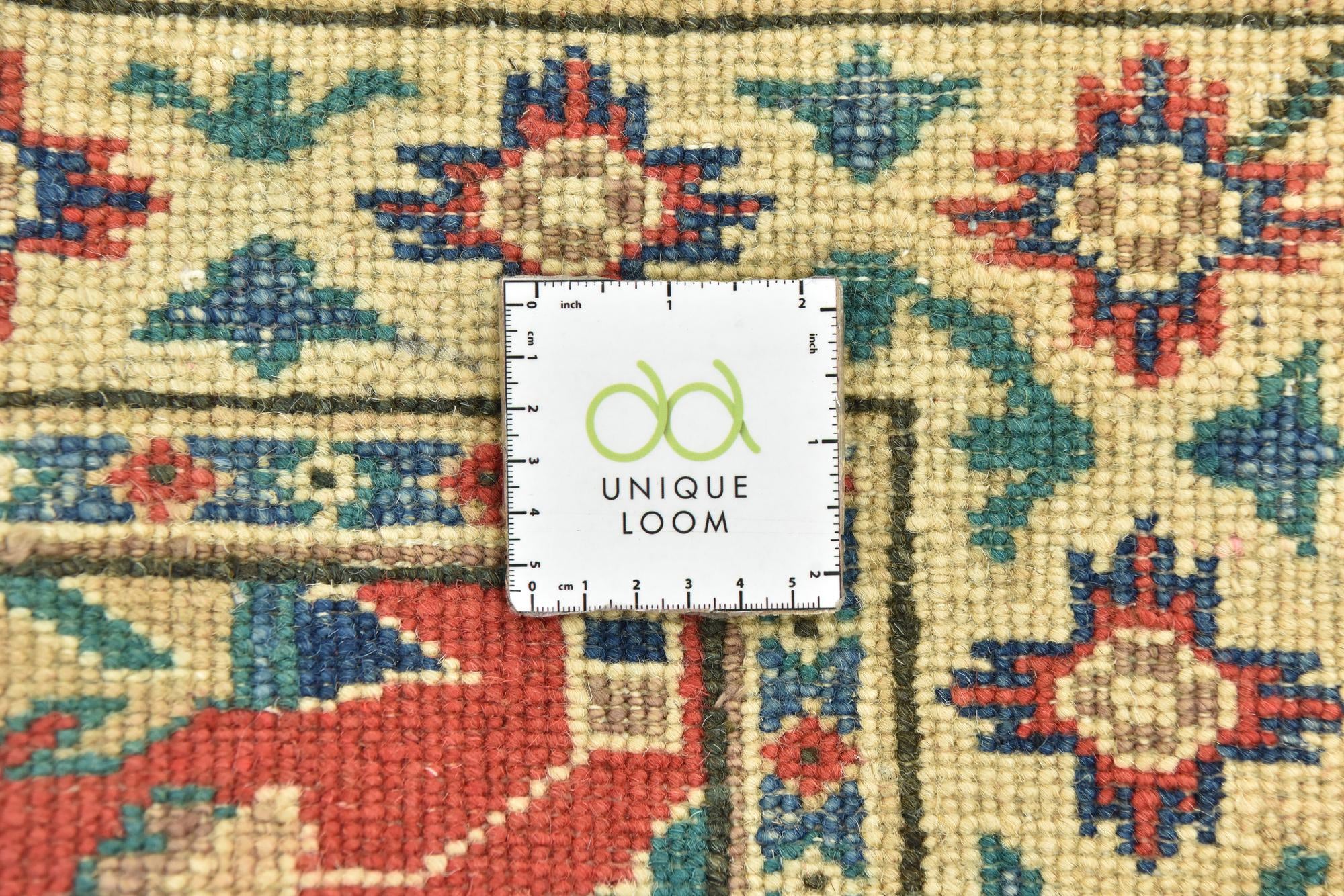 3' x 3' 10 Hand Knotted Kazak Rug