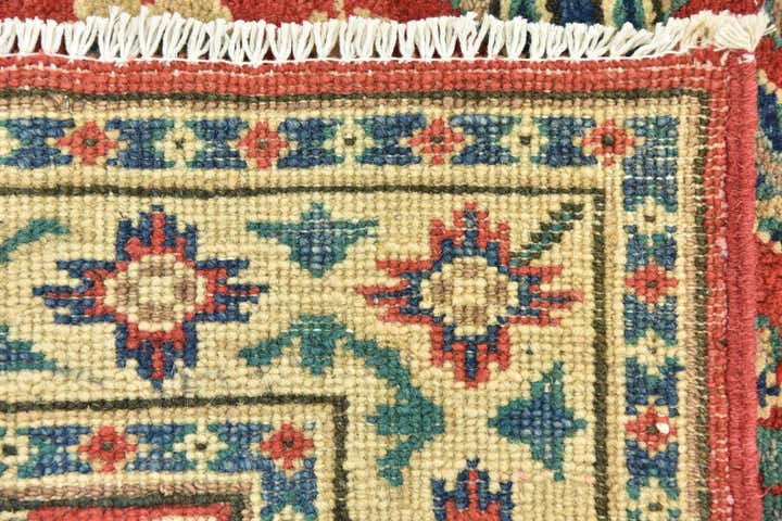 90cm x 115cm Handgeknüpft Kazak Teppich