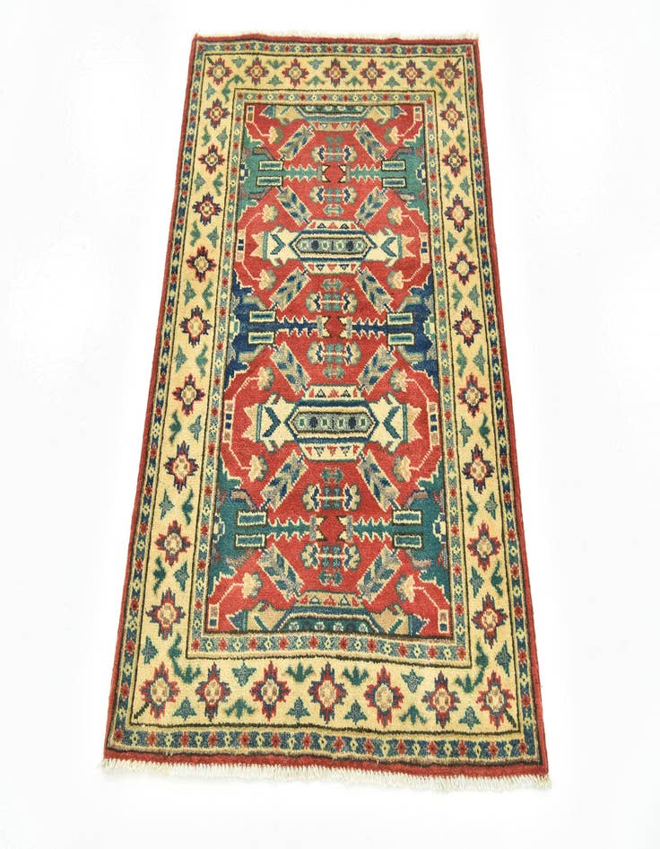 Detail image of 3' x 3' 10  Hand Knotted Kazak Rug