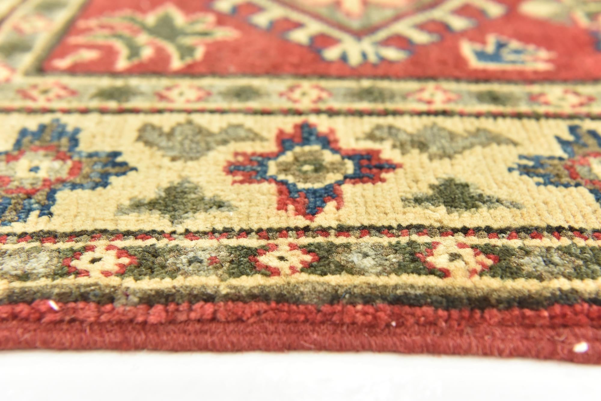 2' 9 x 4' Hand Knotted Kazak Rug
