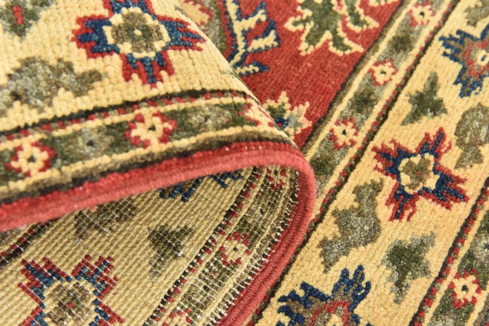 2' 9 x 4' Hand Knotted Kazak Rug