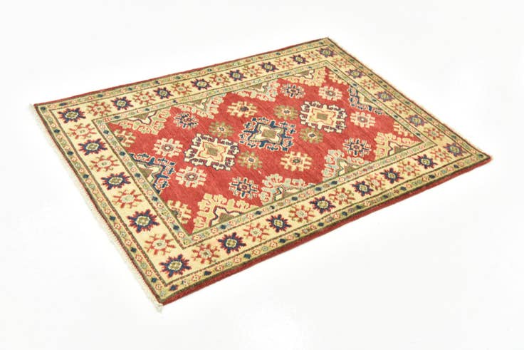 Detail image of 2' 10 x 4' Hand Knotted Kazak Rug