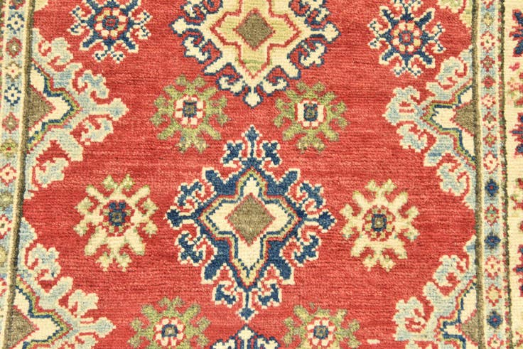 Detail image of 2' 10 x 4' Hand Knotted Kazak Rug