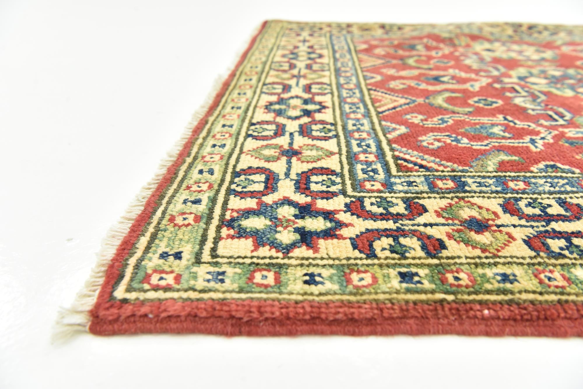 2' 9 x 4' 1 Hand Knotted Kazak Rug