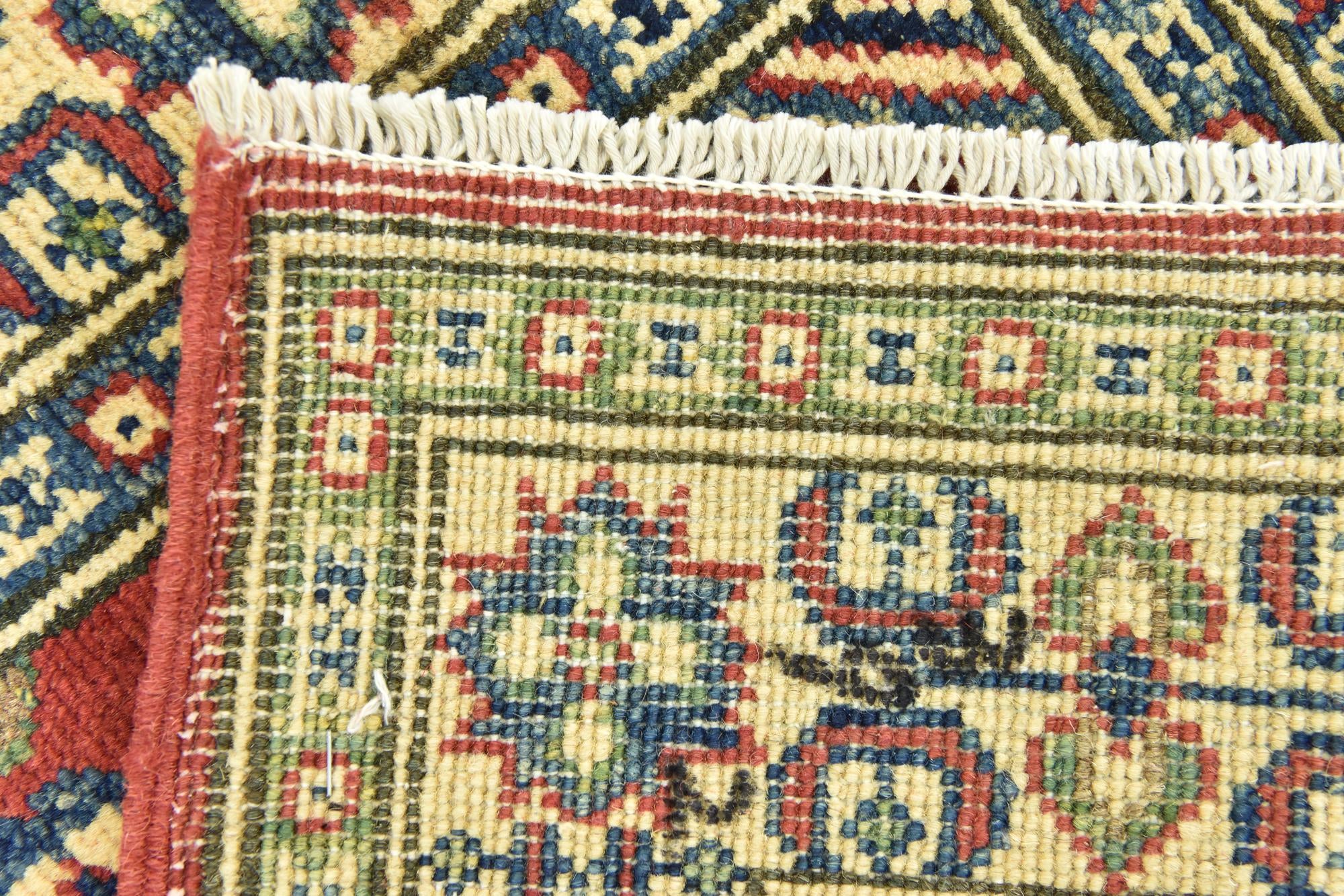 2' 9 x 4' 1 Hand Knotted Kazak Rug