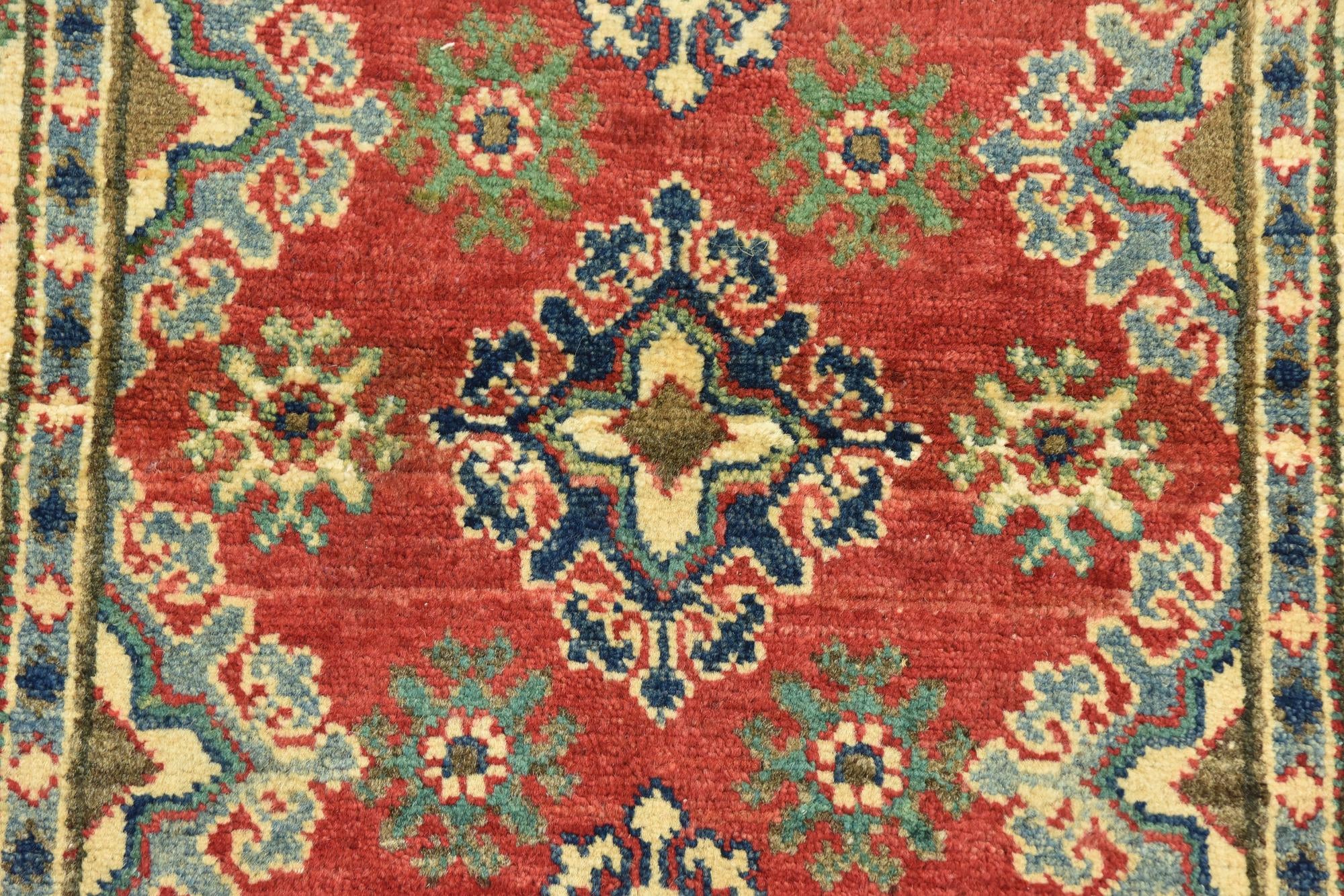 2' 6 x 4' 3 Hand Knotted Kazak Rug