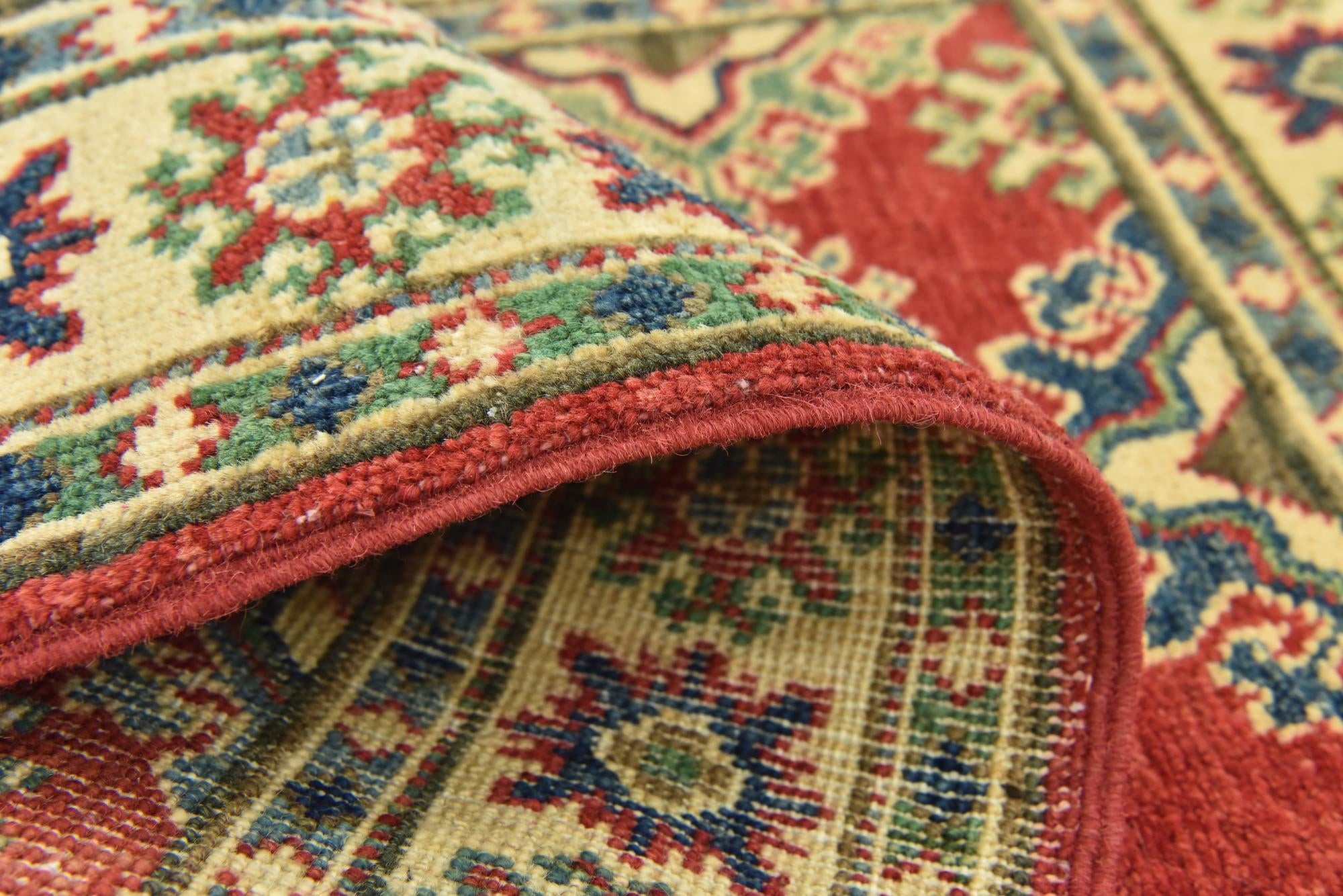 2' 6 x 4' 3 Hand Knotted Kazak Rug