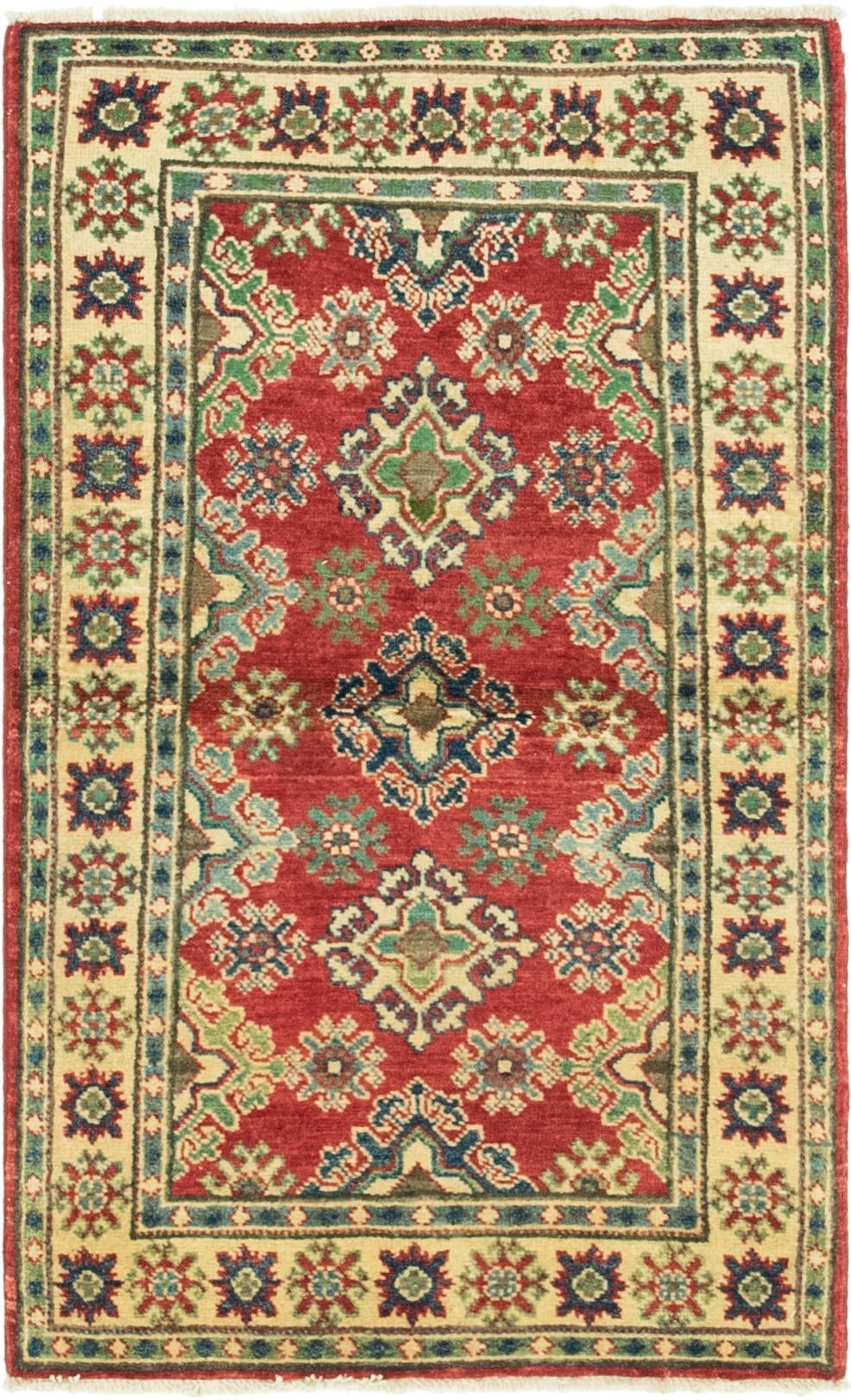 2' 6 x 4' 3 Hand Knotted Kazak Rug