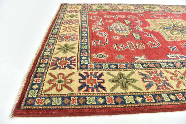 3' 4 x 5' Hand Knotted Kazak Rug