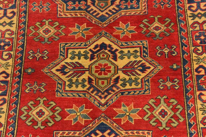 3' 5 x 4' 10 Hand Knotted Kazak Rug