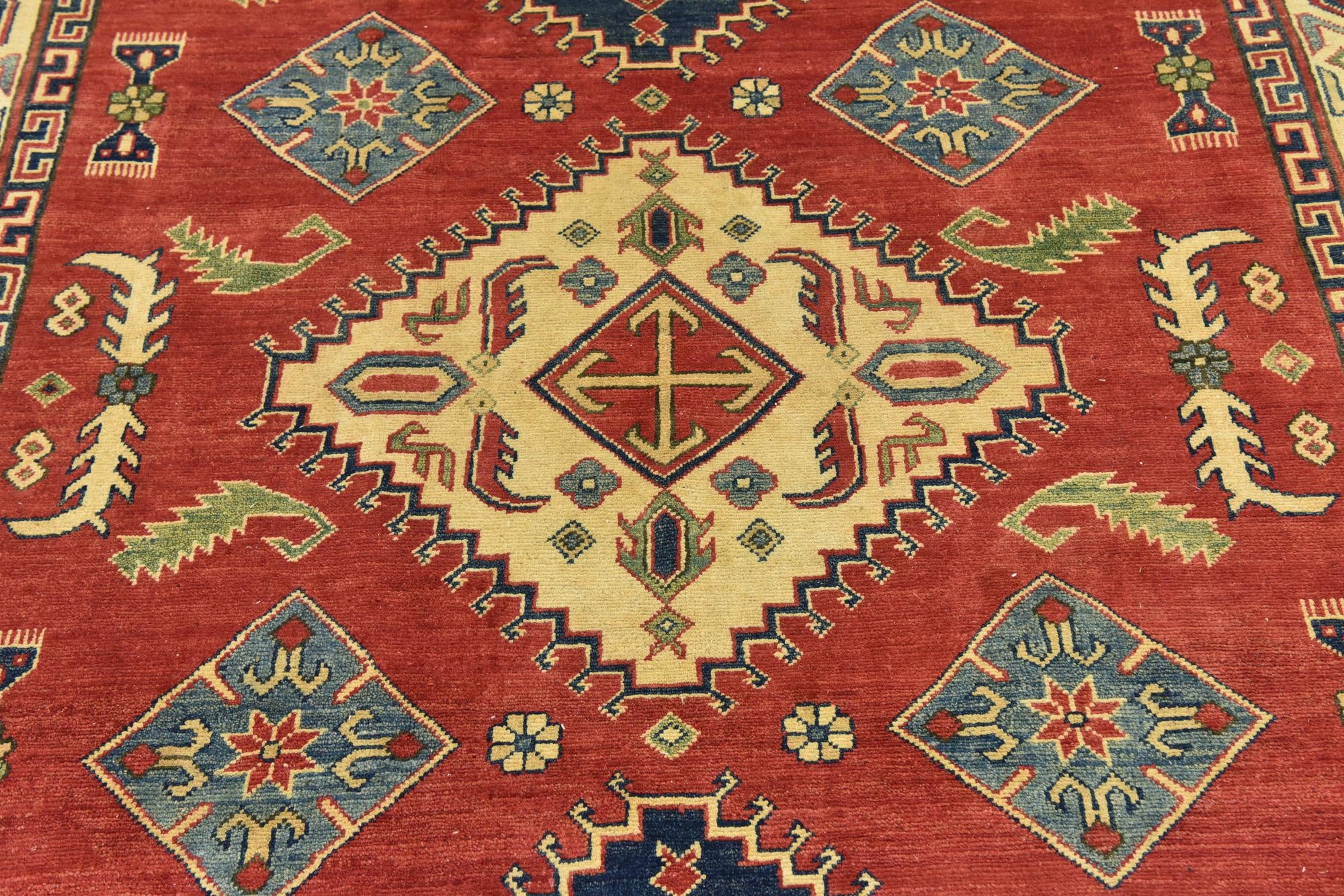 205cm x 305cm anudado a mano Kazak Alfombra
