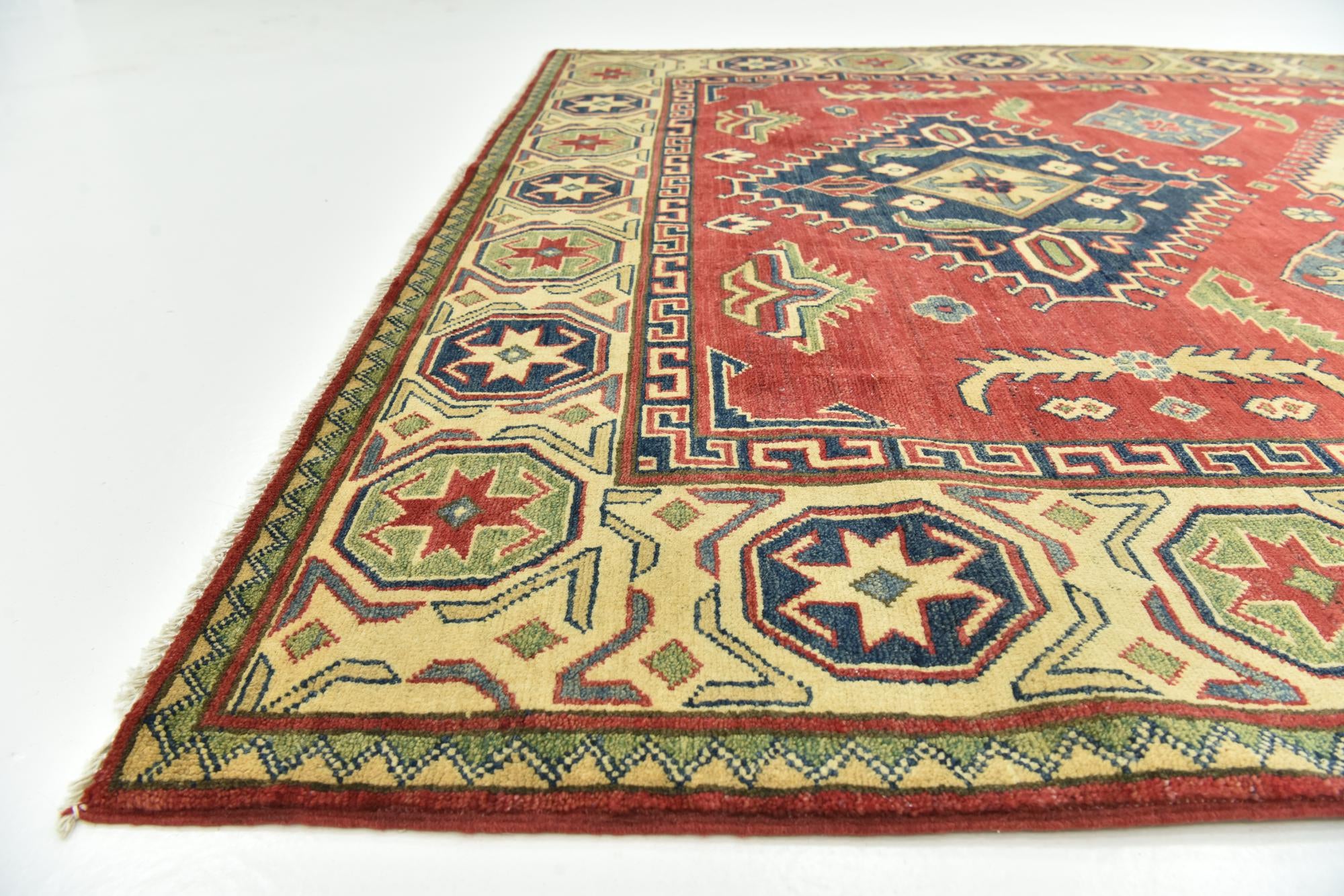 205cm x 305cm anudado a mano Kazak Alfombra