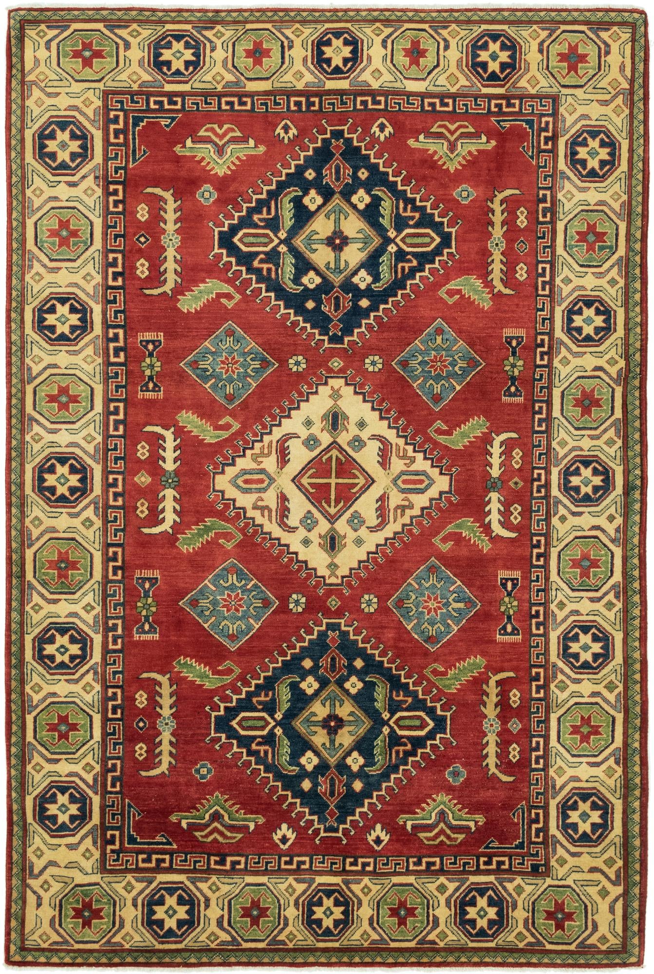 205cm x 305cm anudado a mano Kazak Alfombra
