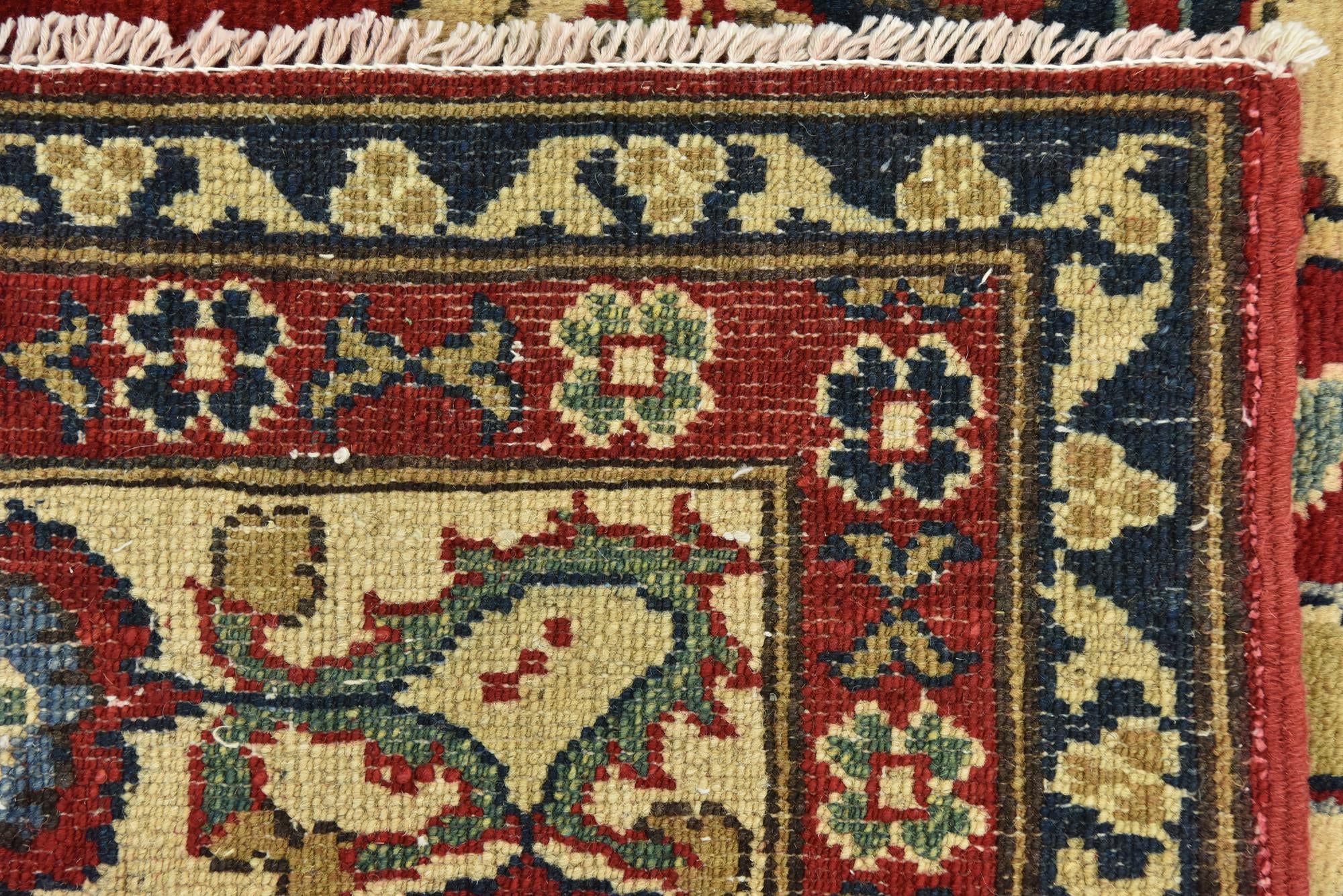 6' 10 x 9' 8 Hand Knotted Kazak Rug