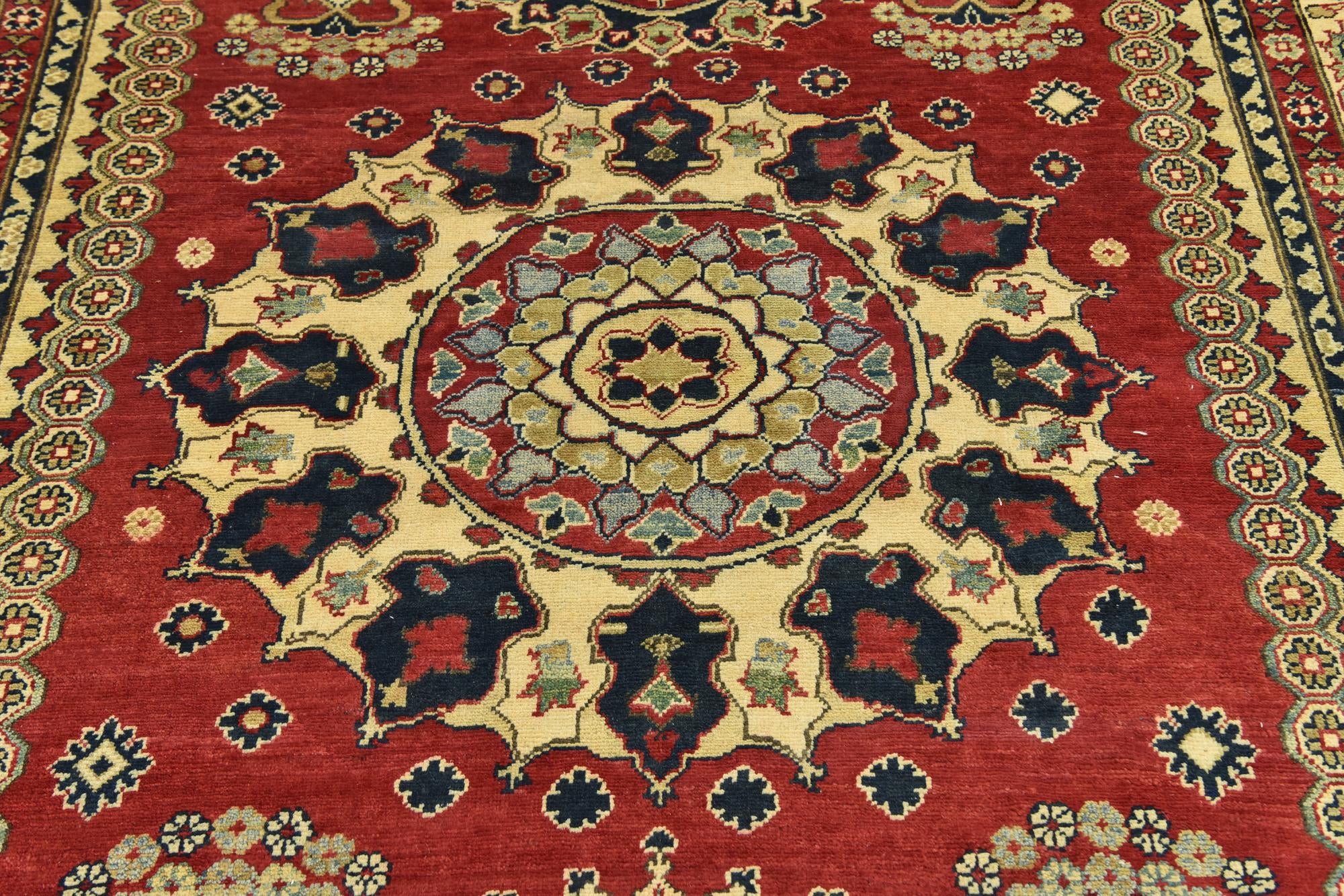 6' 10 x 9' 8 Hand Knotted Kazak Rug