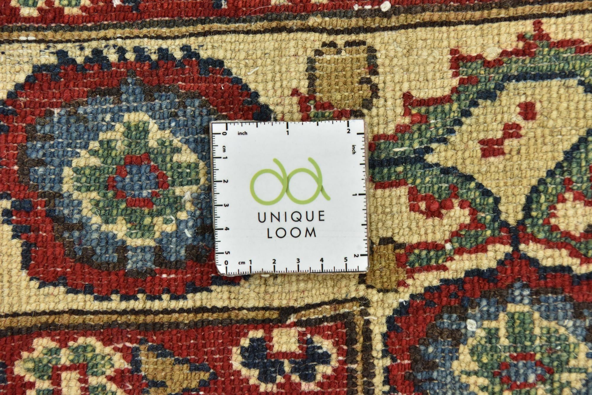 6' 10 x 9' 8 Hand Knotted Kazak Rug
