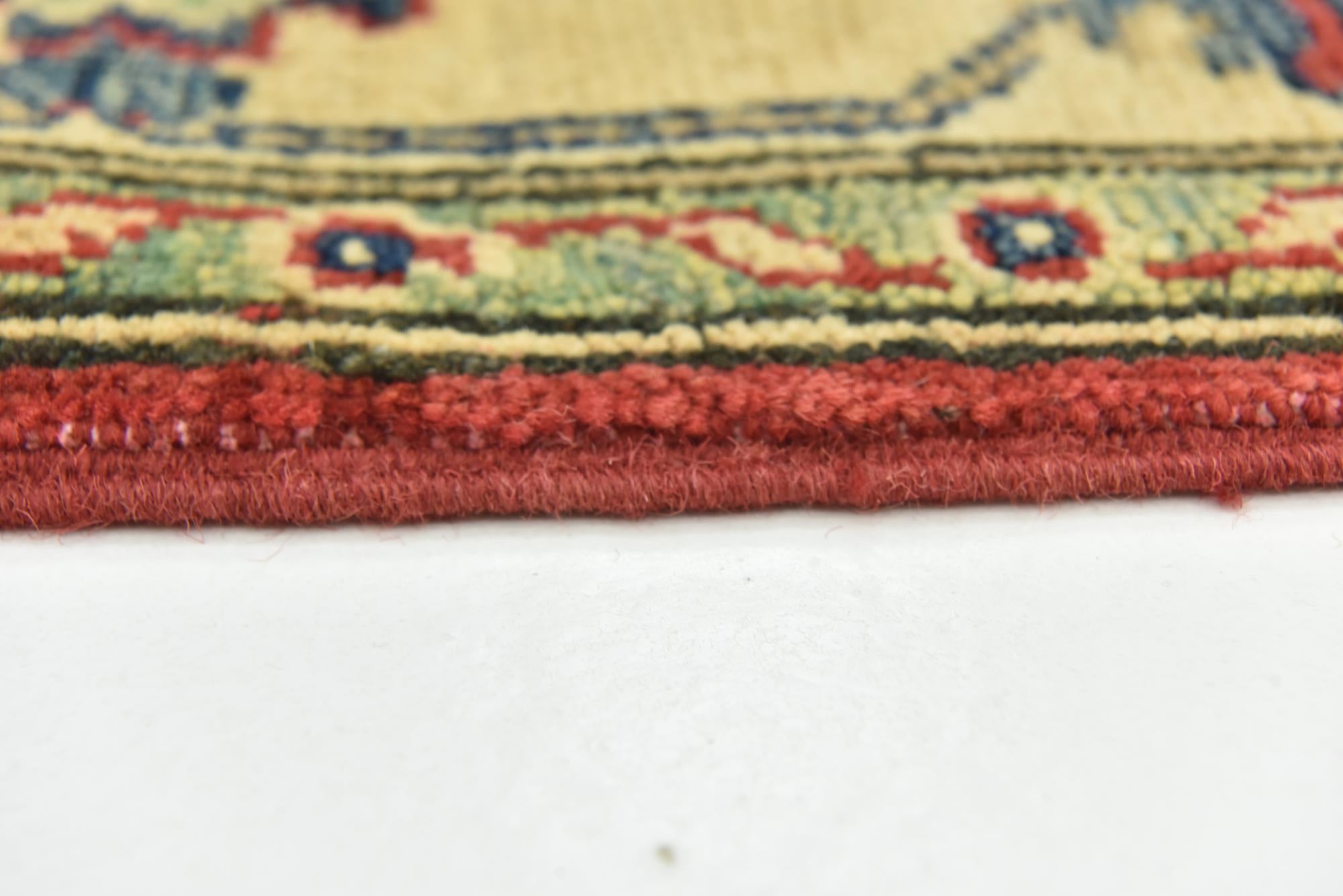 3' 2 x 5' Hand Knotted Kazak Rug