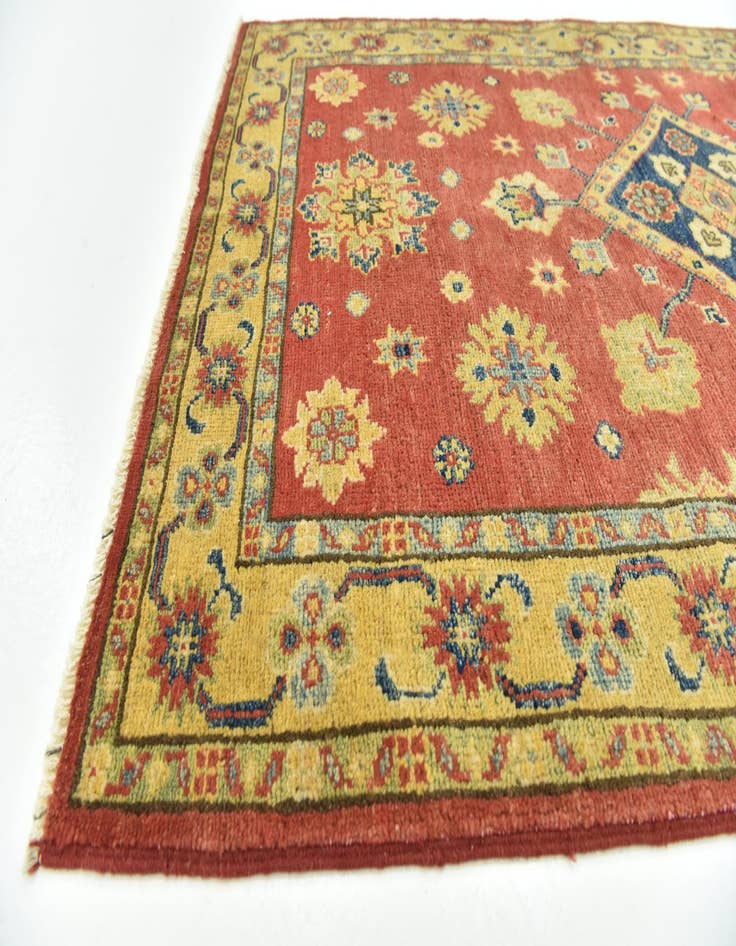 Detail image of 3' 3 x 5'  Hand Knotted Kazak Rug