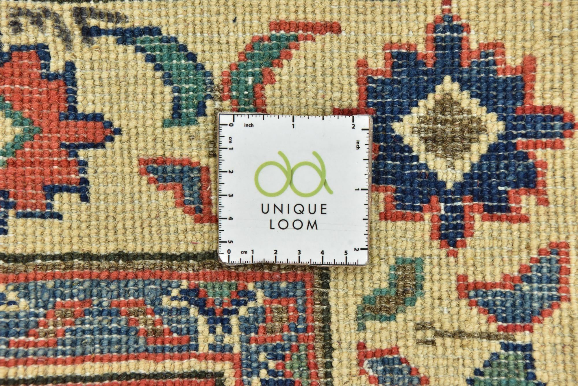 3' 5 x 4' 10 Hand Knotted Kazak Rug
