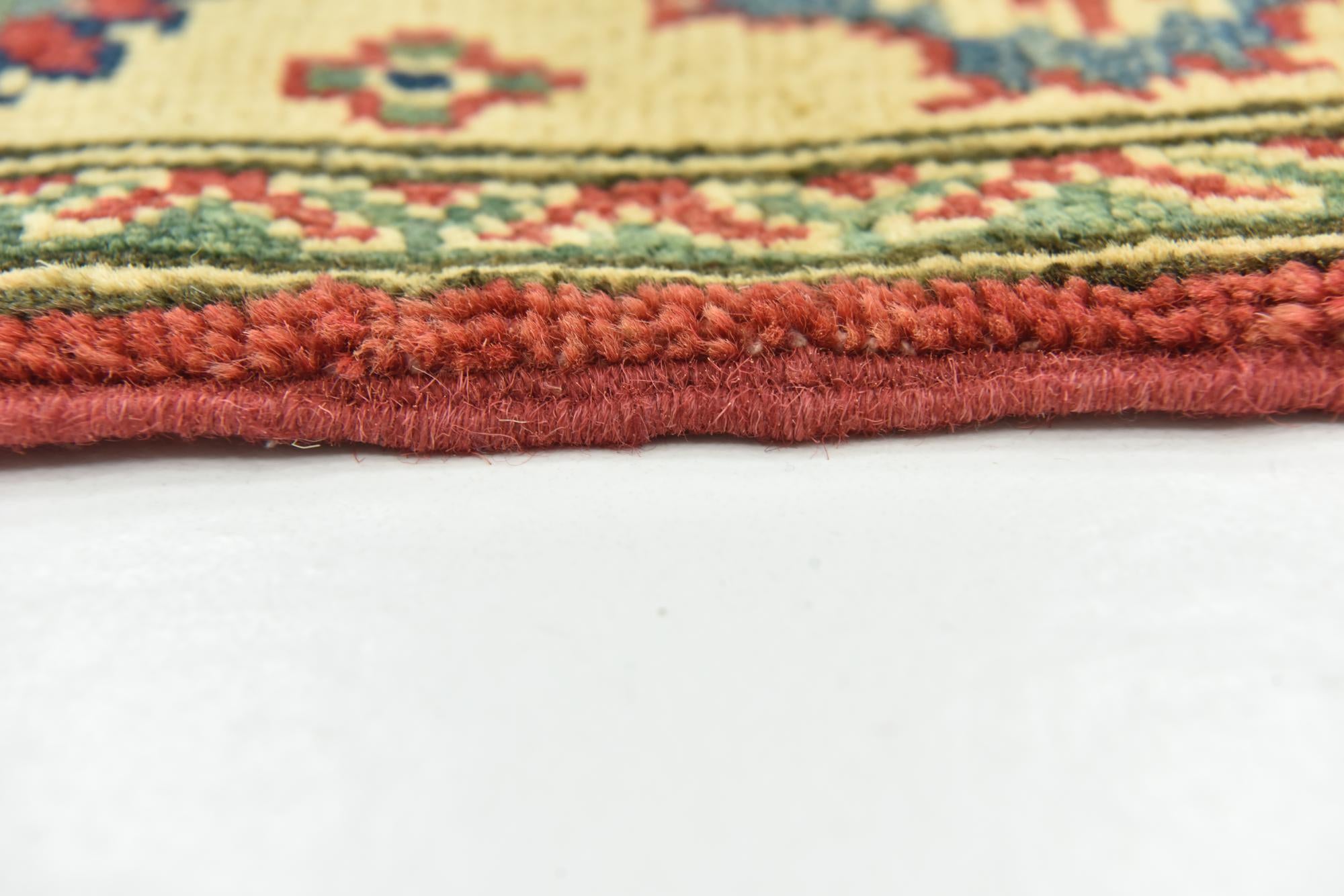 4' 2 x 6' 5 Hand Knotted Kazak Rug