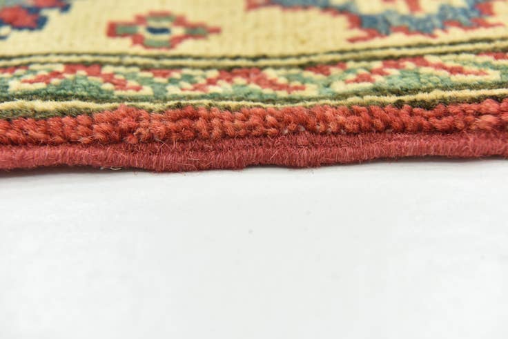 Detail image of 4' 2 x 6' 5 Hand Knotted Kazak Rug